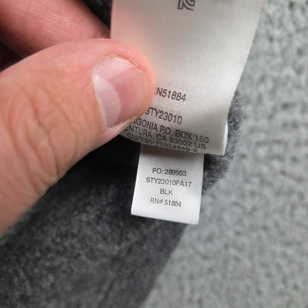 Patagonia Synchilla Vest Mens Small Gray Full Zip Outdoor Hiking Gorpcore Logo - Picture 6 of 9
